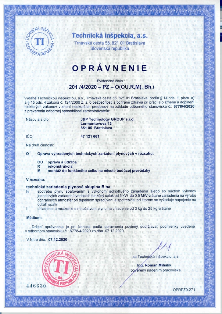 9 Opravnenie na plynove zariadenia 728x1030 1